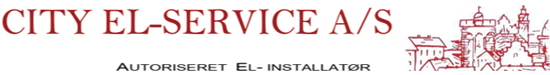 City El-service a/s logo